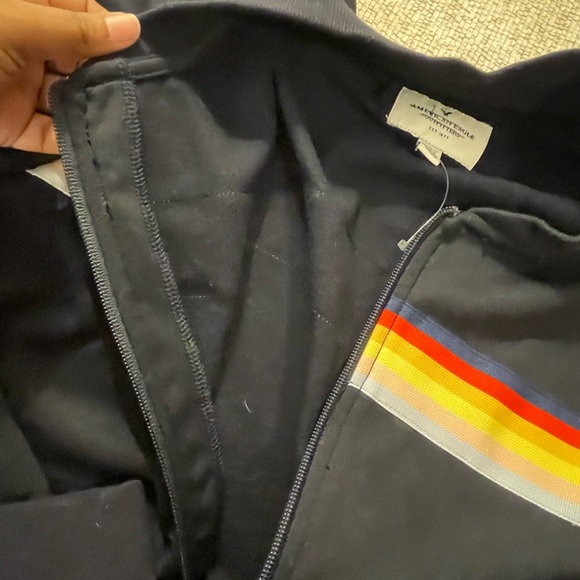 Men’s American Eagle Retro / Vintage Track Athletic Style Jacket Size M - Picture 4 of 4